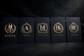 Gold foil logo design concepts